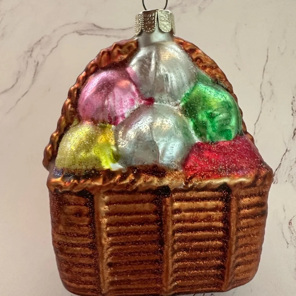I Love Yarn Holiday Ornament